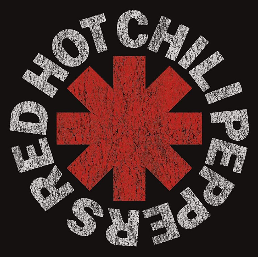 Red Hot Chilli Pepper (band) logo in faded vintage style